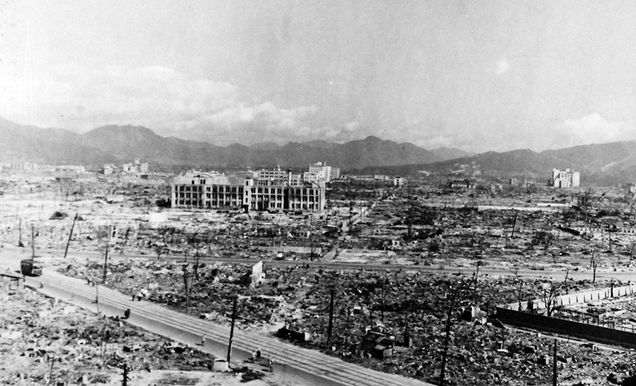 The devastated city of Hiroshima (US Navy)